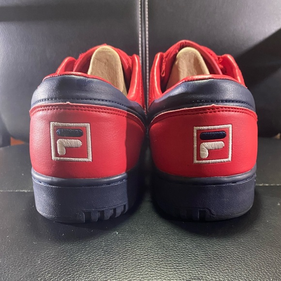 Fila Men's Bold Red Sneakers Size 10.5 - Picture 6 of 10